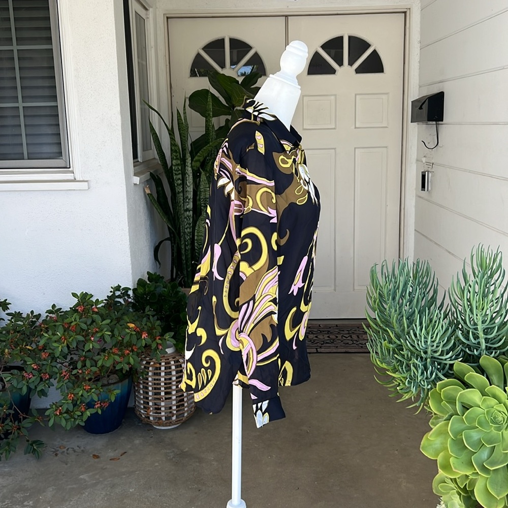 L’AGENCE Silk Blouse NWOT - Picture 4 of 11